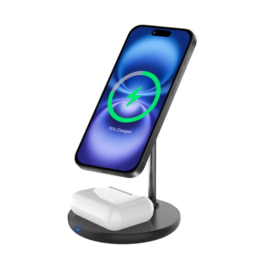 Caricatore 2 in 1 MagSafe (Nero)