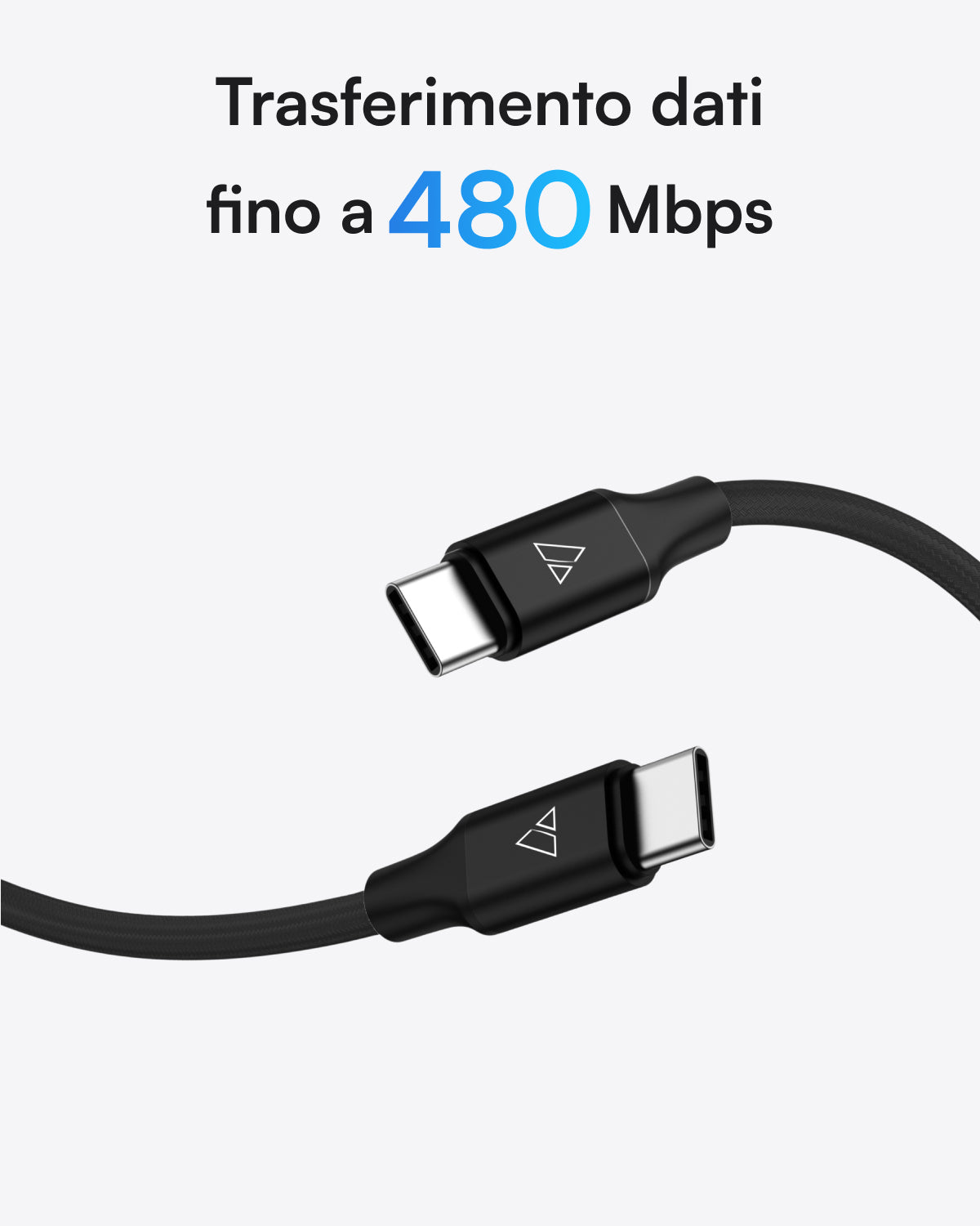 Cavo di ricarica intrecciato USB-C da 60W (1 m)